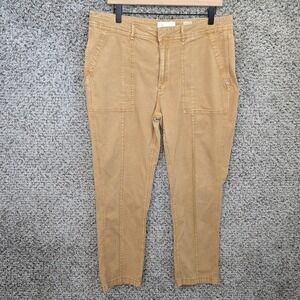 Anthropologie Pants Womens 32 Beige The Wanderer Utility Cargo Canvas Casual